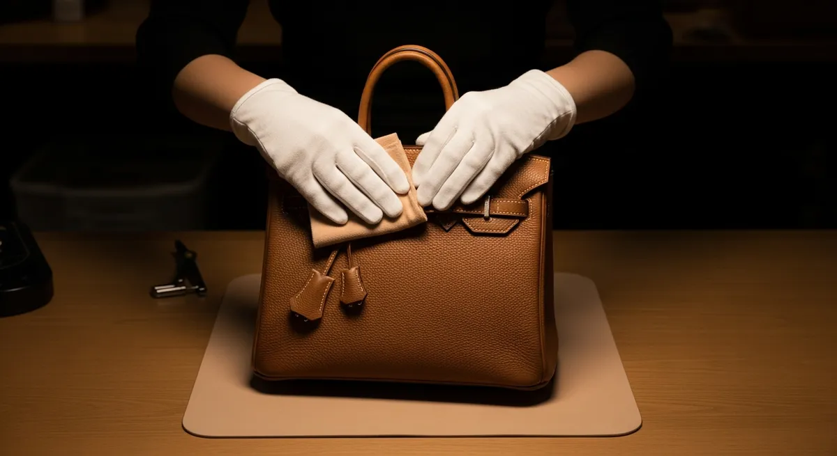 Sacs de luxe nettoyés par VNS